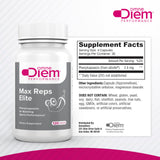 Omne Diem Max Reps Elite Capsules - Phenylcapsaicin Sports Performance Dietary Supplement - Supports Maximum Workout and Recovery & Reduces Fatigue - for Men & Women - 120 ct