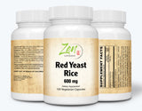 Red Yeast Rice 600mg Supports Healthy Cholesterol Levels & Cardiovascular System 120-Vegcaps