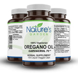 Oregano Oil - 120 Liquid Veggie Caps with 510mg Mediterranean Oil of Oregano