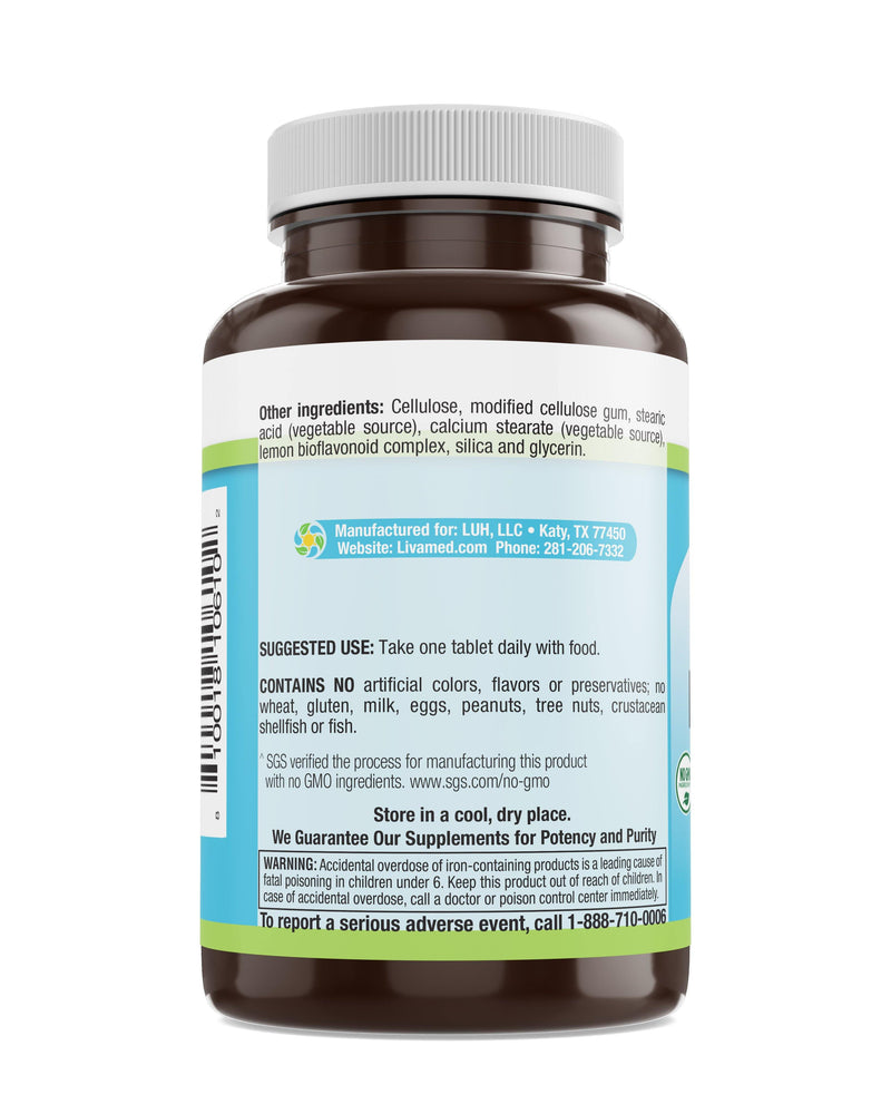 Livamed - Basic Multi® Veg Tabs 180 Count - Vitamins Emporium