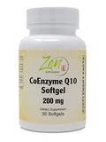 CoEnzyme Q10 200mg - Coq 10 in Vitamin E Oil - 30-Softgel