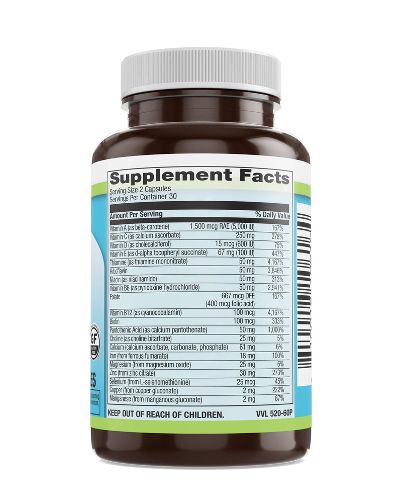 Livamed - Ultimate Capsule® Multivitamin Multimineral Complete Veg 60 Count - Vitamins Emporium