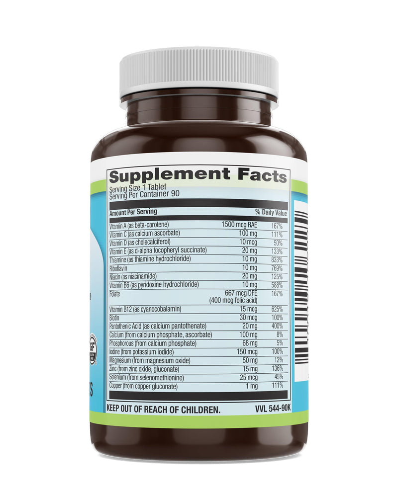 Livamed - Iron Free Basic Multi® Veg Tabs 90 Count - Vitamins Emporium