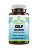 Livamed - Kelp with Iodine Veg Tabs 250 Count - Vitamins Emporium