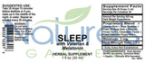Sleep with Valerian and Melatonin Liquid Extract 1 oz