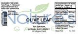 Olive Leaf - 90 Veggie Caps - with 400mg Potent Organic Olive Leaf  Extract