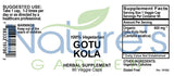 Gotu Kola - 90 Veggie Caps with 400mg Organic Gotu Kola Herb