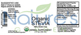 Organic Stevia - 2 oz Liquid- Single Alcohol Free - Sugar Substitute
