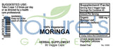 Moringa - 90 Veggie Caps with 1000mg Organic Moringa - Natural Superfood & Antioxidant