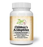 Children’s Probiotic Acidophilus Plus Bifido 1 Billion CFU Grape Flavored Chewable 60-Tabs