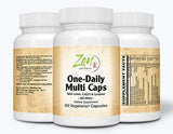 High Potency Multimineral & Daily MultiVitamin Without Iron - Lutein, B6 Vitamins, Super B Complex - 60 VegCap