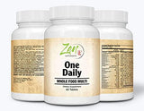 Daily Multivitamin for Men & Women - Whole Food Balance Of Nature Fruit And Vegetables  60 Tab
