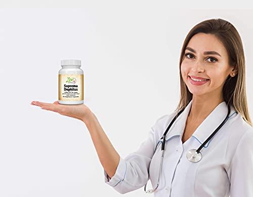 Zen Supplements - Suprema-Dophilus - 5 Billion CFU Probiotic - 8 Strains - Shelf Stable and Acid Resistant - Supports Gastrointestinal & Immune Health 60-Caps