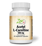 Acetyl L-Carnitine 500 Mg 60-Vegcaps