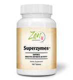 Superzymes Multi-Enzyme Formula containing Pepsin, Bromelain, Papain, Pancreatin, & Betaine HCL 180-Tabs