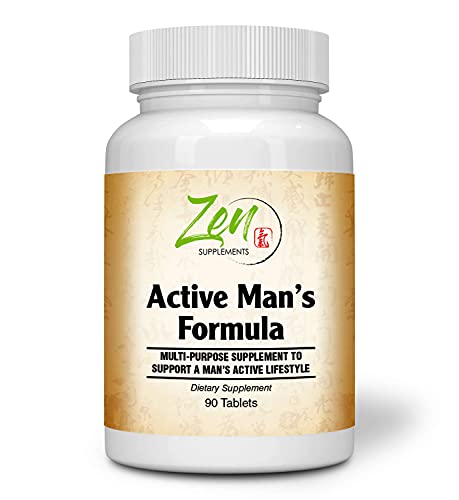 Active Mens Multivitamin - Best Men's MultiVitamins - Extra Strength Daily Multivitamin For Men With Essential Vitamins, Minerals, Herbal Extracts & More - Support Overall Health & Well-Being - 90 Tab