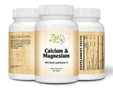 Hi Potency Calcium & Magnesium with D3 & Boron for Enhanced Absorption, Supports Bone Health & Bone Density 250-Tabs