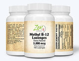 Best Metholated b12 Vitamin & B12 with Folic Acid Supplement - with Vitamins B-6, Folic Acid, Biotin - 100 Lozenge