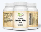 Advanced Lutein Plus - Eye Health & Vision Vitamins - 20mg Lutein with Zeaxanthin, Vitamin E & Bilberry - Powerful Supplement for Eye Health & Antioxidant Support 30-Caps