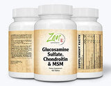 Glucosamine Chondroitin MSM - Natural Joint Pain Relief Supplements for Men and Women with Manganese, Potassium for Joint Health, Cartilage & Connective Tissue, Inflammation Shell-Fish Free - 180 Tab