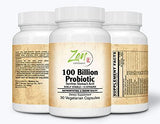 100 Billion Probiotic CFU with 12 Strains 30-Vegcaps - Sustained Release Technology Resist Stomach Acid, Shelf Stable