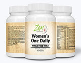 Whole Food Daily Multivitamin For Women  With Magnesium, Organic Vegetables, Omegas, B-Complex & Enzymes - Vegan Friendly 90 Tab