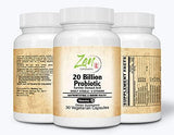 20 Billion CFU 9 Strain, Multi-Probiotic 30-Vegcaps - Sustained Release Technology, Resist Stomach Acid & Shelf Stable