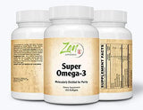 Super Omega-3 120-Softgel - Essential Fatty Acids - Contains 300 mg EPA & 200 mg DHA per Capsule