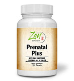Prenatal Plus Multivitamin - With DHA & Herbal Extracts - 120 Tabs