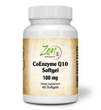 Coenzyme Q10 100 Mg, CoQ10 Ubiquinone Antioxidant 60-Softgel
