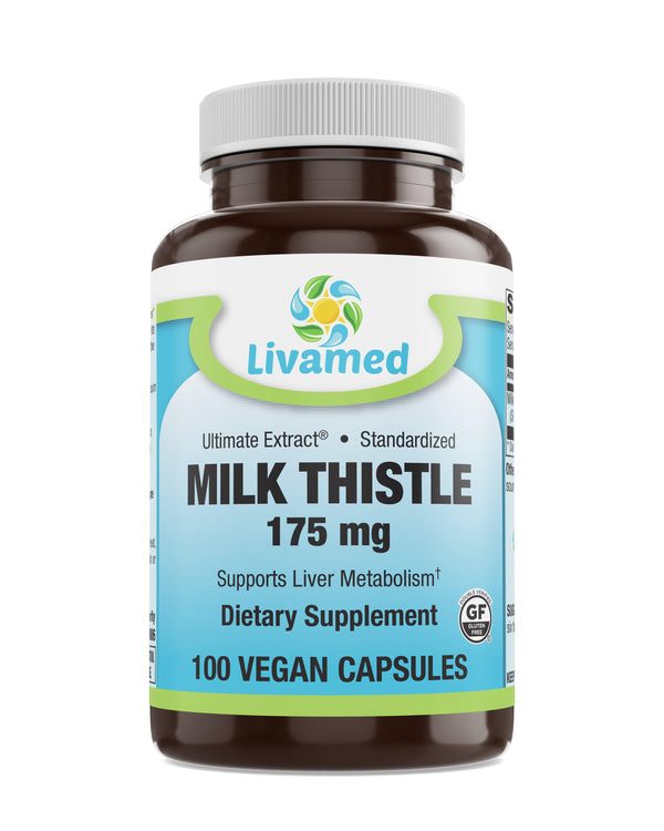 Livamed - Milk Thistle 175 mg Veg Caps 100 Count - Vitamins Emporium