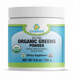 Livamed - Organic Greens Powder Soy Free 5.8 oz Count - Vitamins Emporium