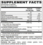 Glucosamine Sulfate Chondroitin MSM -  with Manganese, Potassium Shell-Fish Free 120 Caps