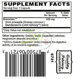 Bromelain Proteolytic Enzyme 60-Caps
