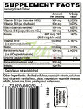 Complete B-Complex Vitamin Supplement - B Vitamin Supplement Complex with Folic Acid, Biotin, Inositol 100 Tablets