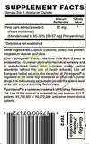 Pycnogenol 50mg - Standardized French Maritime Pine Bark Extract for Antioxidant & Inflammation Support - Non-GMO, Gluten & Soy Free 60-Vegcaps