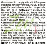 Omega-3 1000 Mg - Omega-3 Burpless Fish Oil Supplement with 100 Softgel Capsules