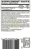 Zen Supplements - Vitamin K2 45Mg MenaquinGold® Natural Vitamin MK-7 - Provides Cardiovascular Support & Bone Health Support 60-Vegcaps