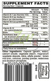 Advanced B-Complex 50 - Full-Spectrum B Vitamin Supplement with Folic Acid, Biotin, Inositol - Support Immune and Cardio Health, Energy Metabolism - 100 Caps