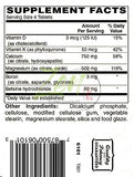 Calcium & Magnesium Citrates 100-Tabs