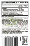 Resveratrol Plus 200mg - Pure Grape Seed Trans Resveratrol for Antioxidant & Cardiovascular Support - Non-GMO & Gluten Free 60-Vegcaps