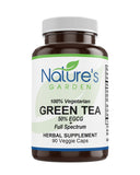 Green Tea - 90 Veggie Caps with 450mg Organic Full Spectrum and Pure Green Tea Extract