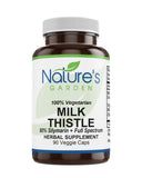 Milk Thistle - 90 Veggie Caps with Organic Milk Thistles and Potent Silymarin Extract