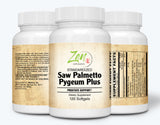 Saw Palmetto & Pygeum Plus - Prostate Support Supplement for Prostate & Urinary Tract Health Including Frequent Urination, Beta-Sitosterol Supports DHT Blocker for Hair Loss Prevention 120-Softgel