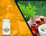 St. John’s Wort Extract 300mg -Plus Siberian Eleuthero & Ginkgo Biloba 60-Caps - Brain Supplement for Focus, Energy, Memory & Clarity - Mental Performance Nootropic - Supports Brain Function