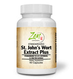 St. John’s Wort Extract 300mg -Plus Siberian Eleuthero & Ginkgo Biloba 60-Caps - Brain Supplement for Focus, Energy, Memory & Clarity - Mental Performance Nootropic - Supports Brain Function