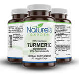 Turmeric - 60 Veggie Caps with Curcumin, Contains 95% Curcuminoids & Piperine Black Pepper Extract