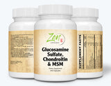 Glucosamine Sulfate Chondroitin MSM -  with Manganese, Potassium for Joint Health  Shell-Fish Free - 240 Caps