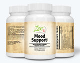 Mood Support with St. John's Wort, Siberian Eleuthero, L-tyrosine & 5HTP 60-Caps