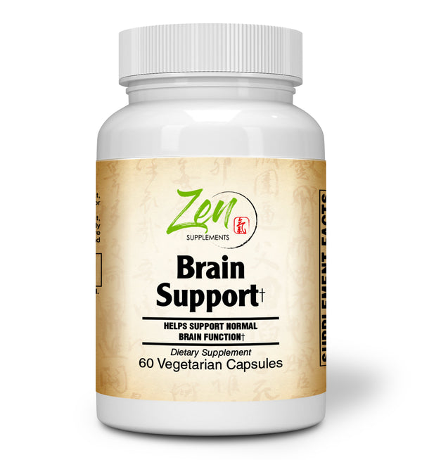 Zen Supplements - Brain Support w/ Ginkgo Biloba 60-Vegcaps